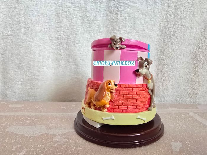 Figurine musicale / Musical Figure Disney Belle Clochard 2 Scamp Lady Tramp II