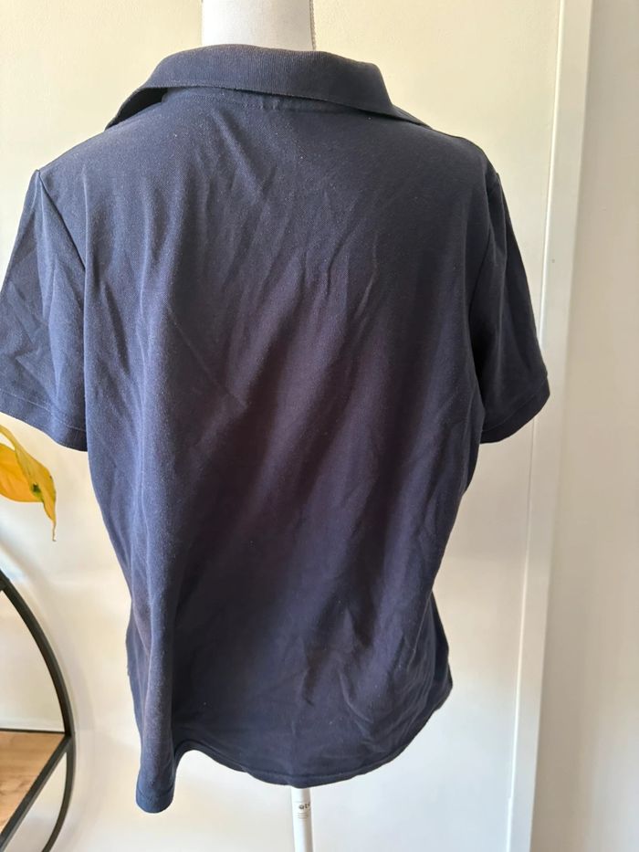 Polo manches courtes femme – bleu marine – Damart – Taille 46/48 - photo numéro 6