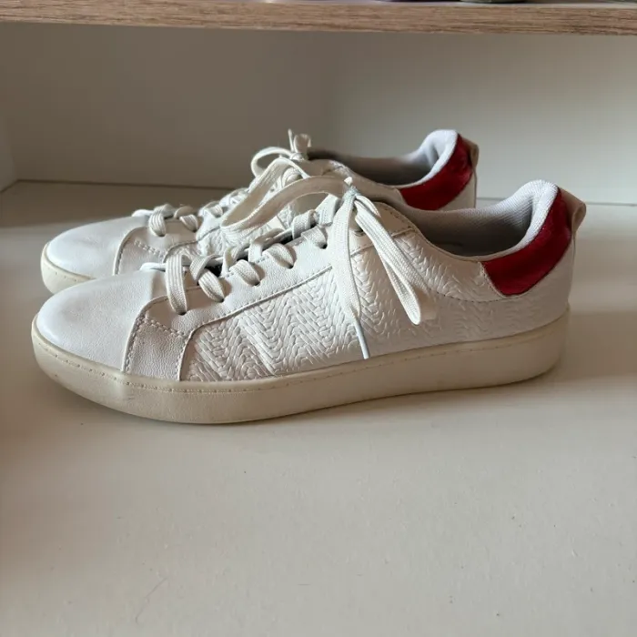 Baskets Active Fashion • blanc & rouge • 40 🌿