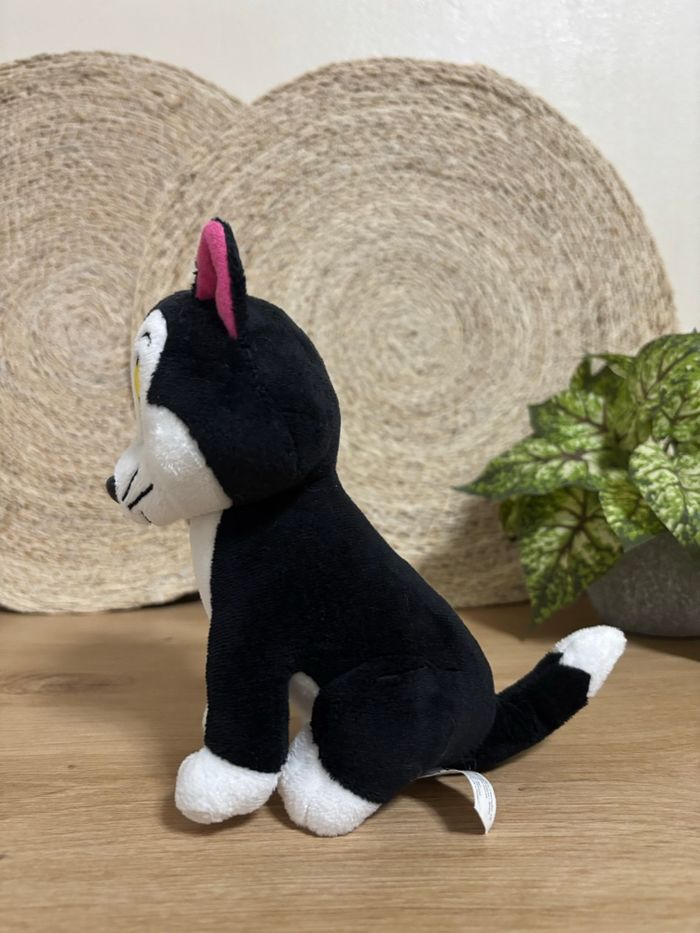 Doudou chat noir blanc figaro Pinocchio imc toys - photo numéro 2