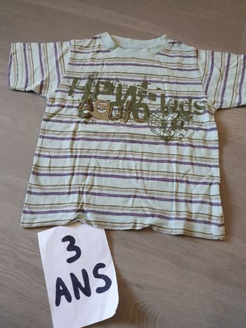 Maillot t-shirt 3ans garçon