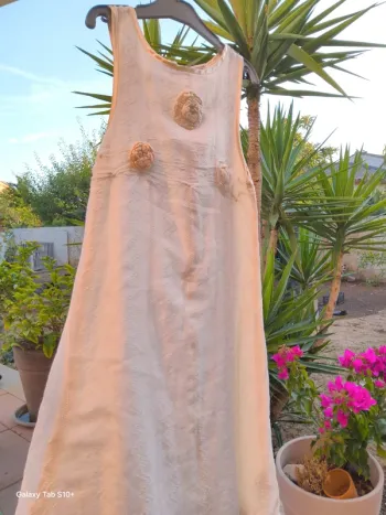 Robe légère  écrue