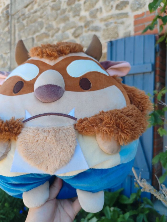 Grande peluche ufufy - belle et la bête - photo numéro 3