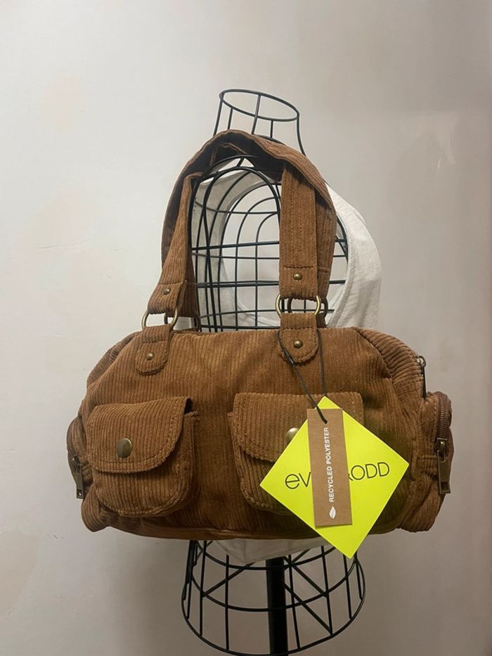 Sac à main de grande marque marron zalando Even&odd - photo numéro 4