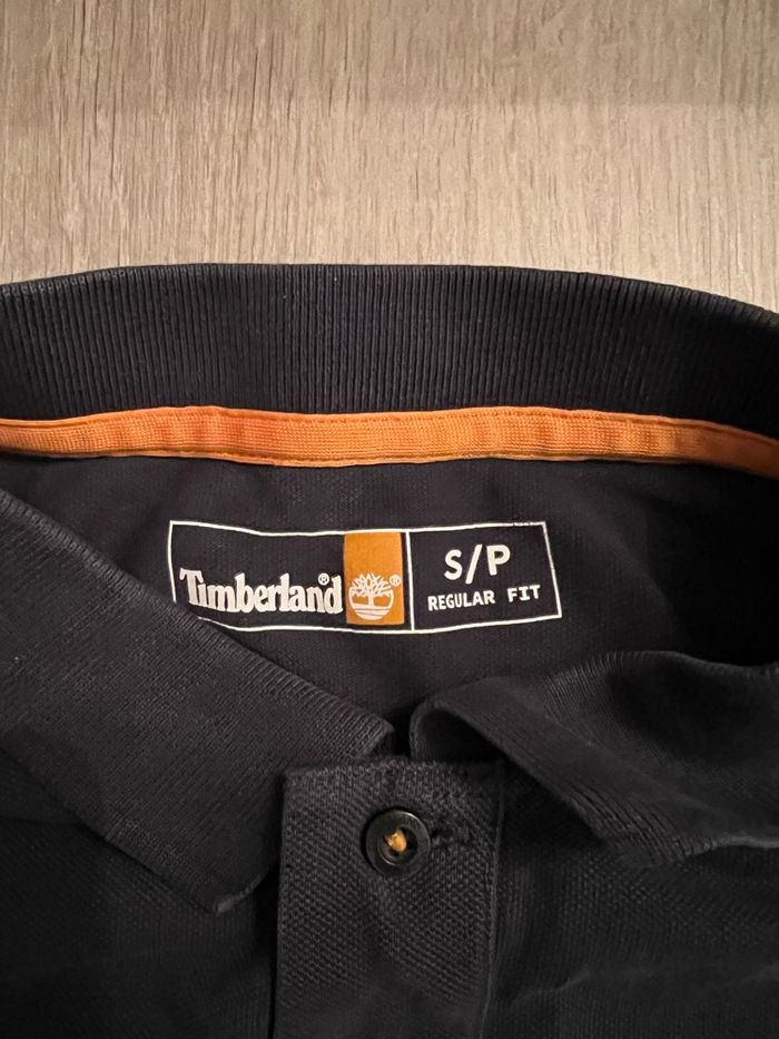 Polo Timberland bleu marine taille S