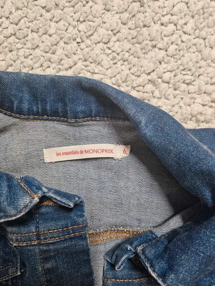 Veste en jean fille 6 ans - photo numéro 2