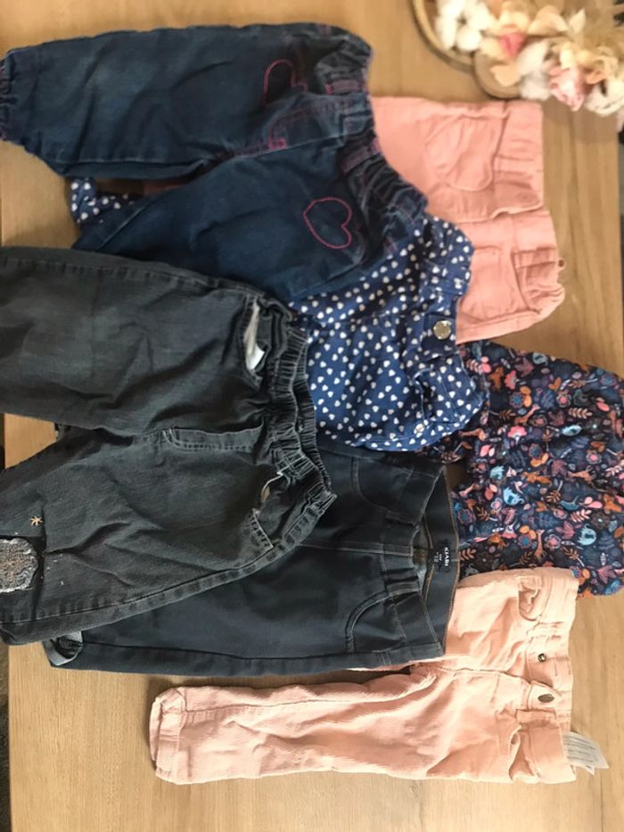 Lot pantalons 12 mois