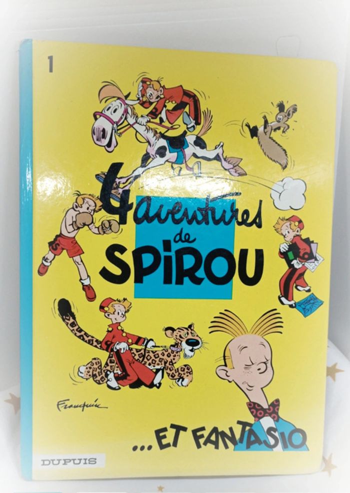 1966 Bande dessinée bd 4 aventures de Spirou et fantasio Dupuis 1