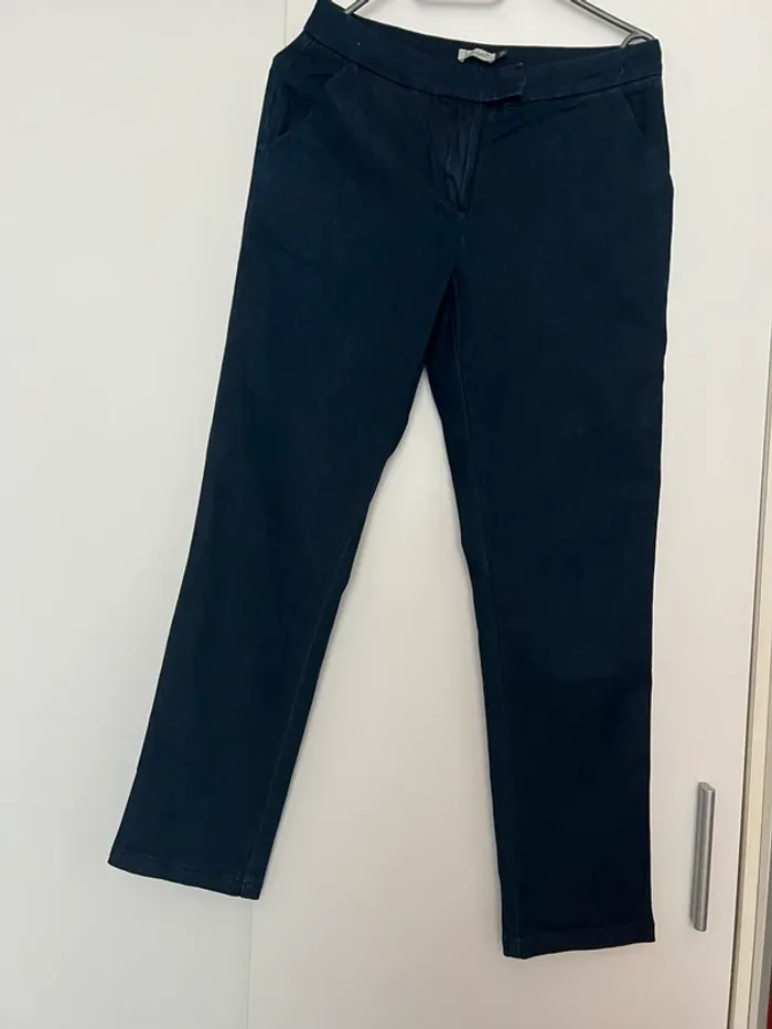 Pantalon jean bleu foncé Somewhere - photo numéro 3