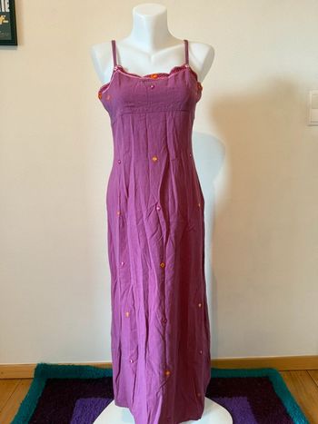 Robe vintage violette en bon état taille 38