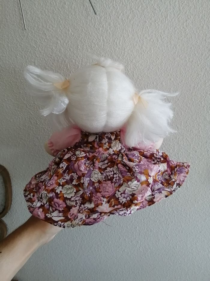 Poupée chiffon vintage musicale - photo numéro 7