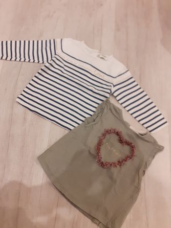 T-shirt x2 18 mois