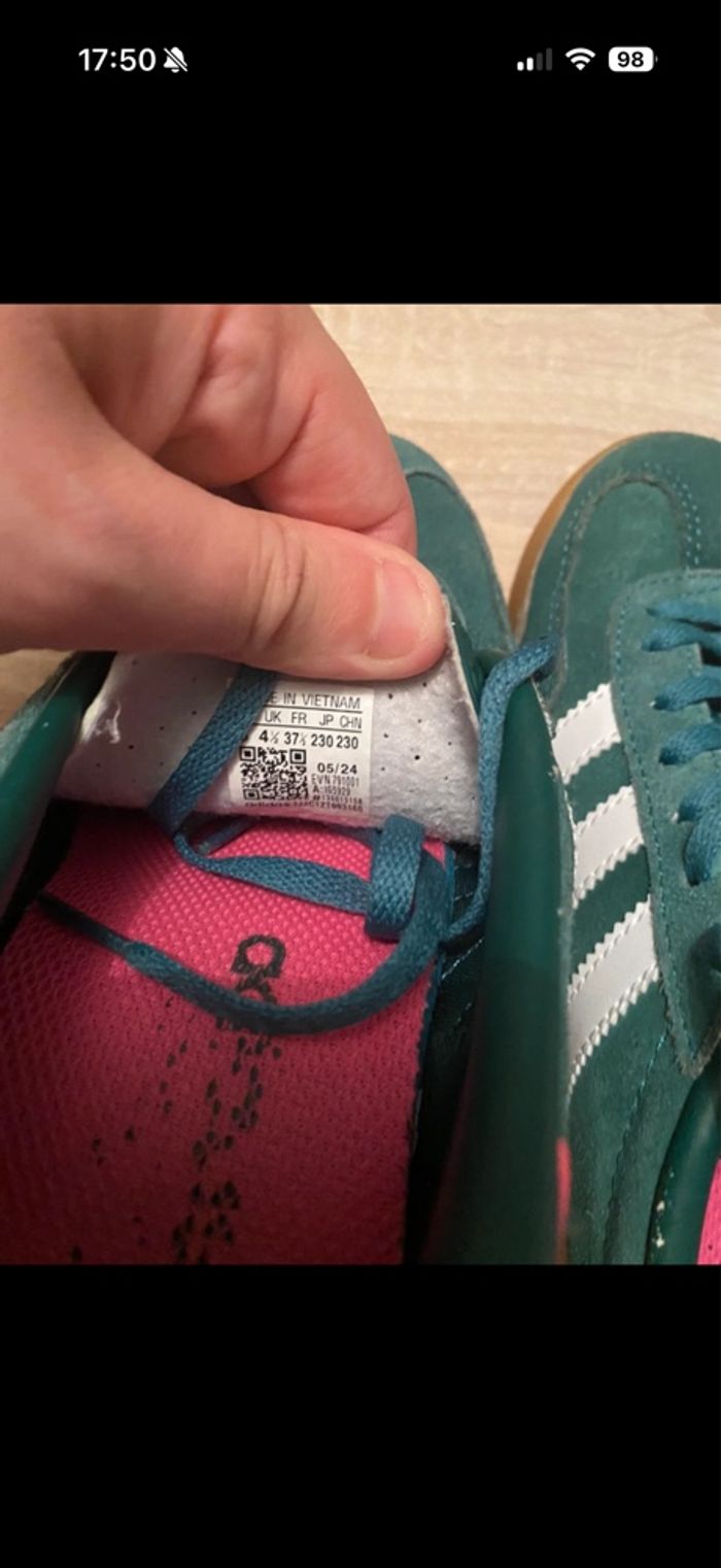 Adidas Gazelle Indoor verte - photo numéro 8