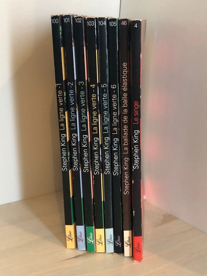 Lot de 8 livres de Stephen King édition Librio - photo numéro 2