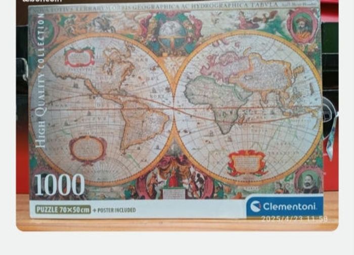 Puzzle 1000 pièces "Old Map"