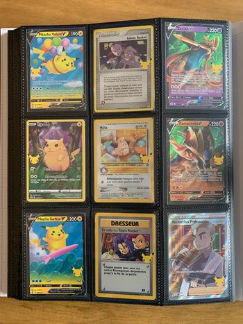 Lot de cartes Pokemon Célébration 25 ans