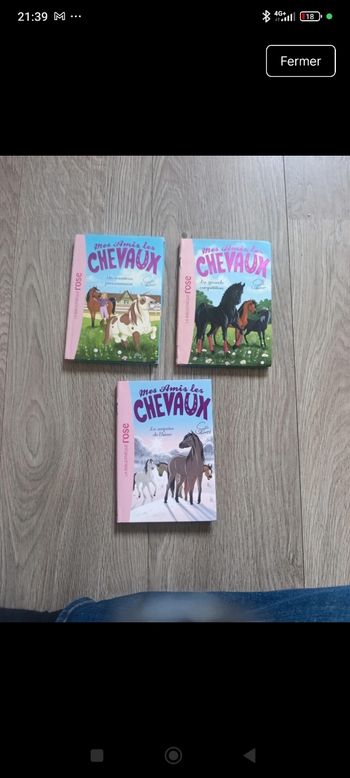 Lot livre mes amis les chevaux