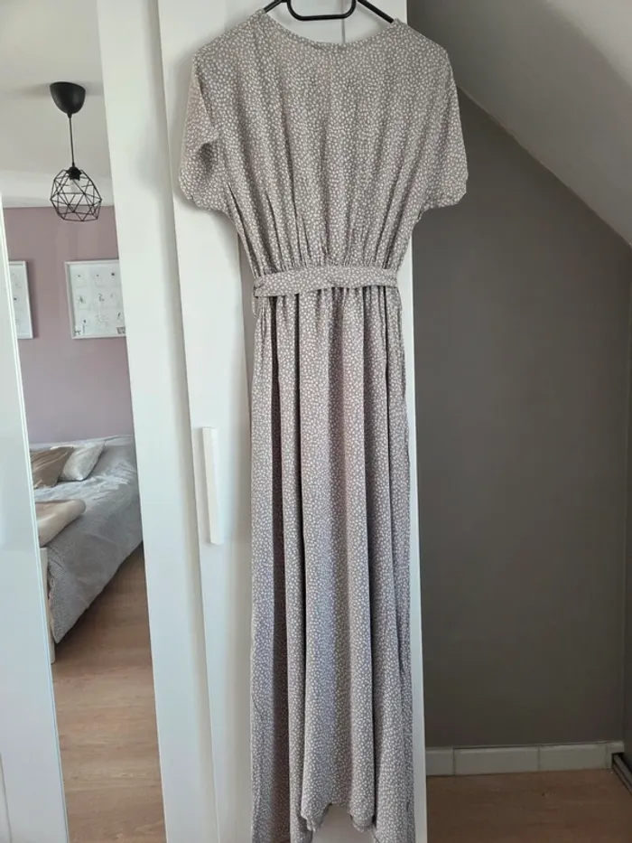 Robe longue motifs fleurs - photo numéro 2