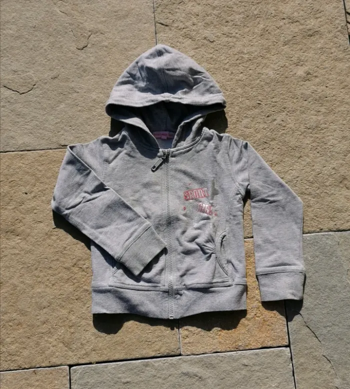 Sweat gilet zippé à capuche mini stereo sport 4 ans