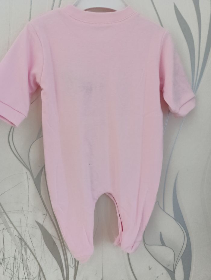 Grenouillère rose brodé - photo numéro 5