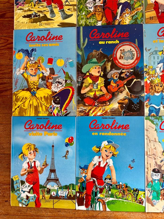Lot de 9 livres albums bd Caroline complètes Pierre Probst Hachette vintage - photo numéro 3