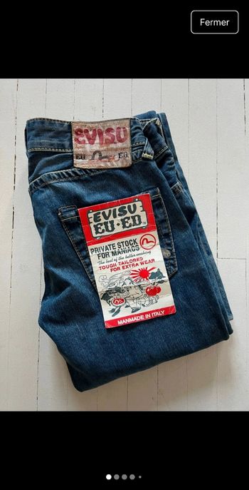 👖 Jean evisu eu·ed – Taille 36