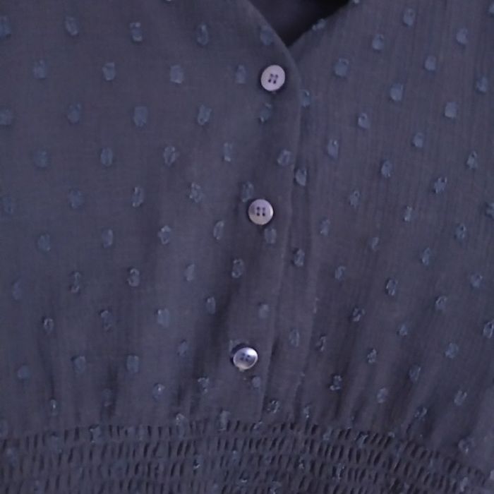 Robe marine plumetis 7/8ans - photo numéro 9