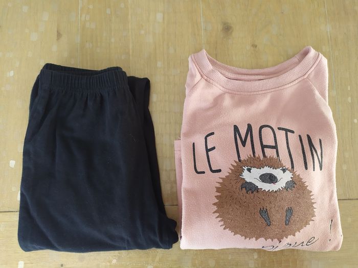 Pyjama chaud Gémo hérisson taille 10 ans