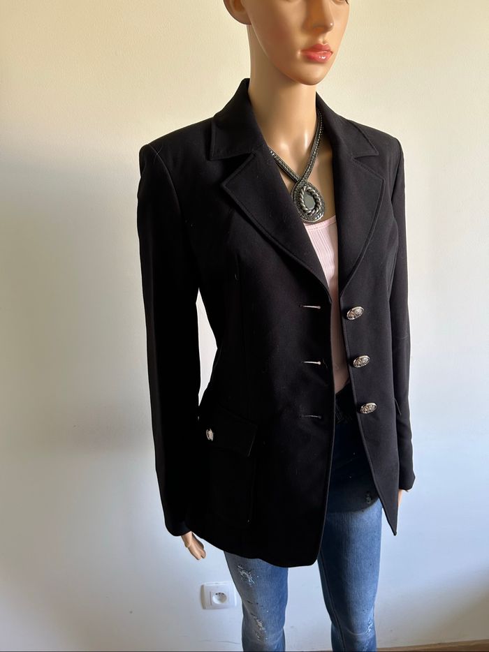 Blazer noir mi long Morgan taille 38 jamais porté - photo numéro 2