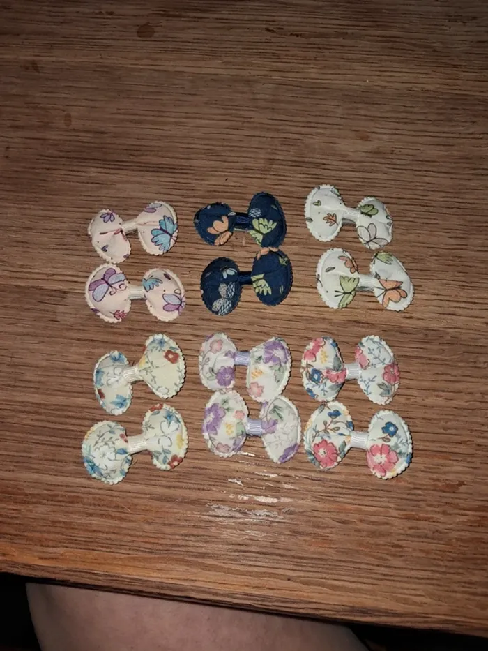 Lot de 6 pince cheveux