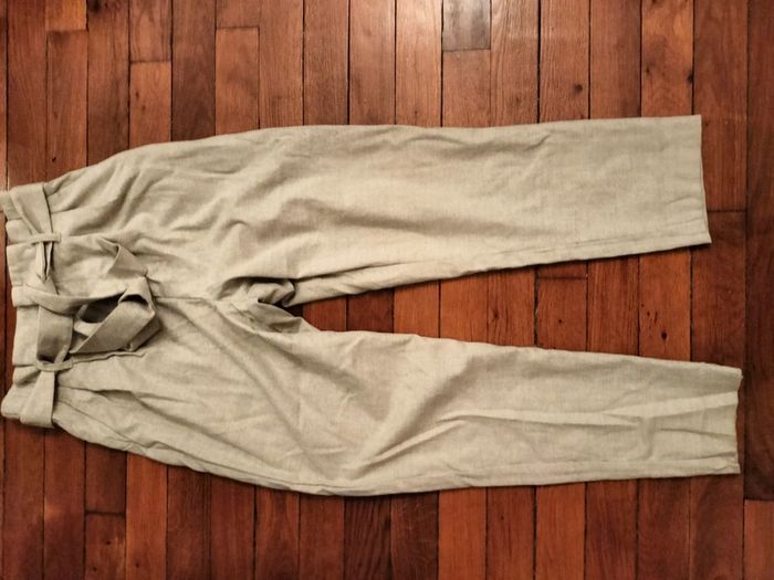 Pantalon d'hiver carotte avec ceinture