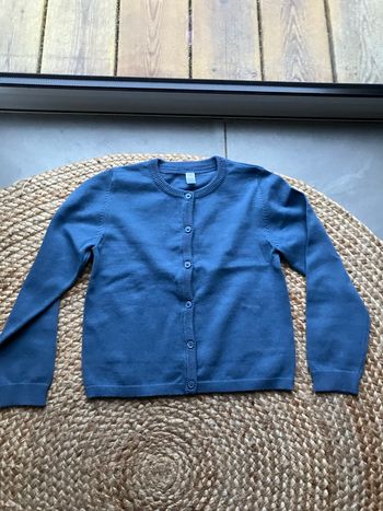 Gilet bleu canard Tex 5-6 ans