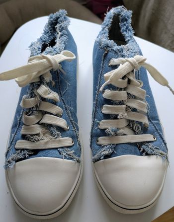 Basket en jean femme 