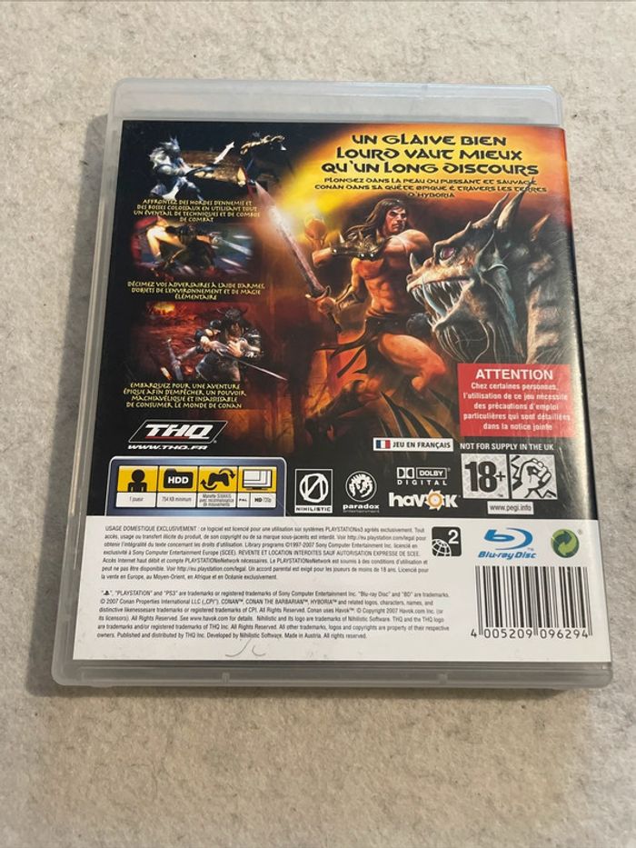 Conan Jeu Playstation 3 PS3 Complet FR - photo numéro 3