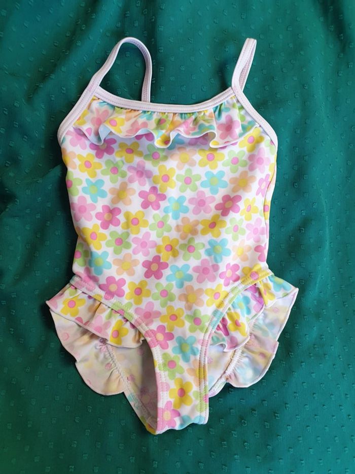 Maillot de bain à fleurs 2 ans