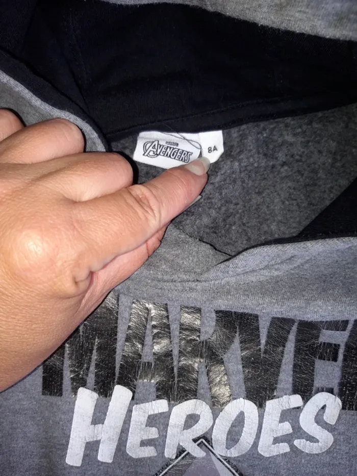 Sweatshirt marvel avengers 8 ans - photo numéro 4