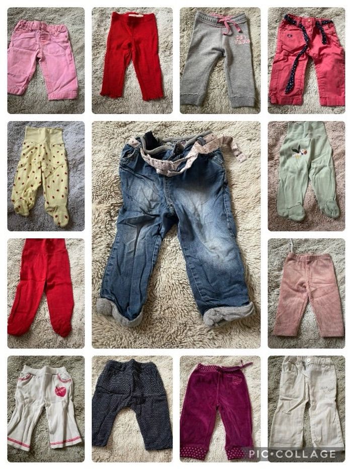Lot pantalon fille