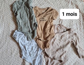 Bodies manches longues 1 mois
