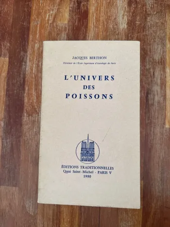 Livre l’univers des poissons