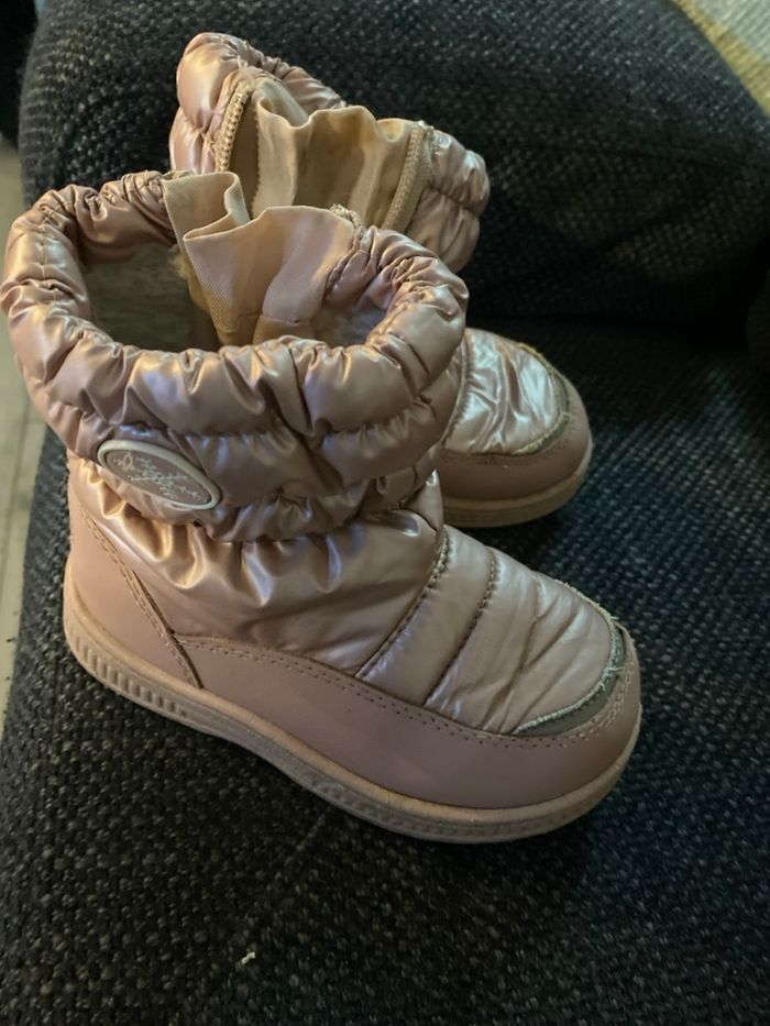 Bottes rose fourrée