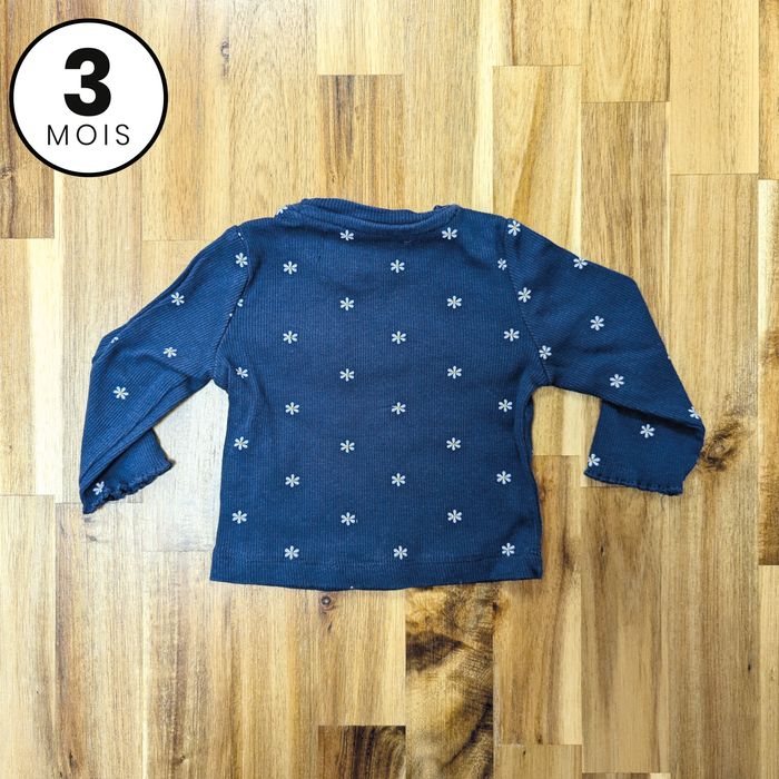 Lot 3 t-shirts manches longues - 3 mois - photo numéro 7