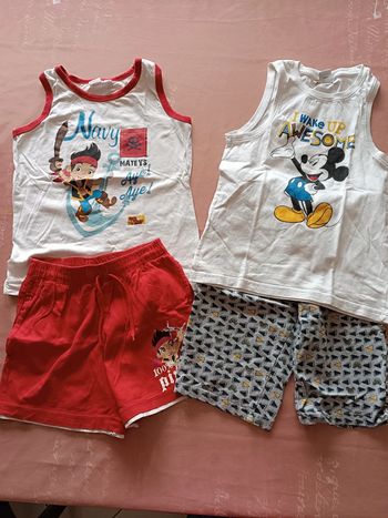 Lot pyja court 8 ans