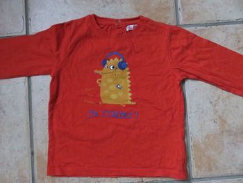 Tee shirt manches longues 'DPAM' 23 mois