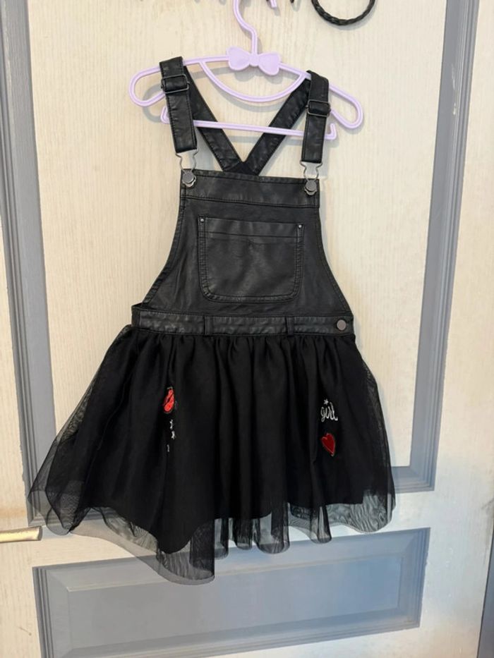 Robe style salopette fille