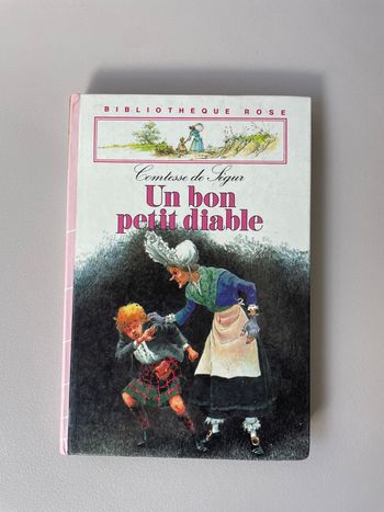 Roman bibliothèque rose - la comtesse de Ségur - un bon petit diable 