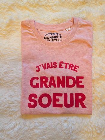 Tee-Shirt "J'vais être Grande Soeur"