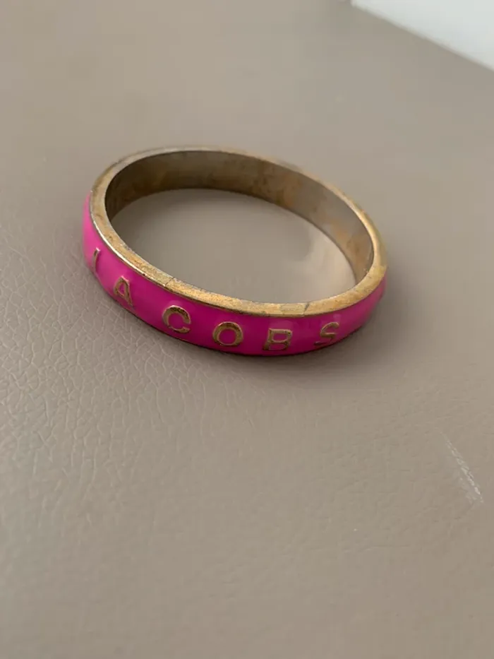 Jonc Bracelet rose et doré marc Jacobs - photo numéro 3