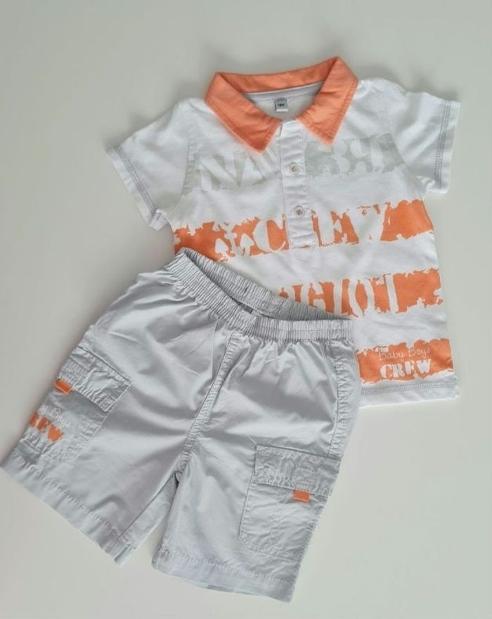Ensemble polo + bermuda coton neuf 18 mois - photo numéro 4