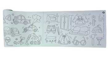 Rouleau de papier à dessin créatif