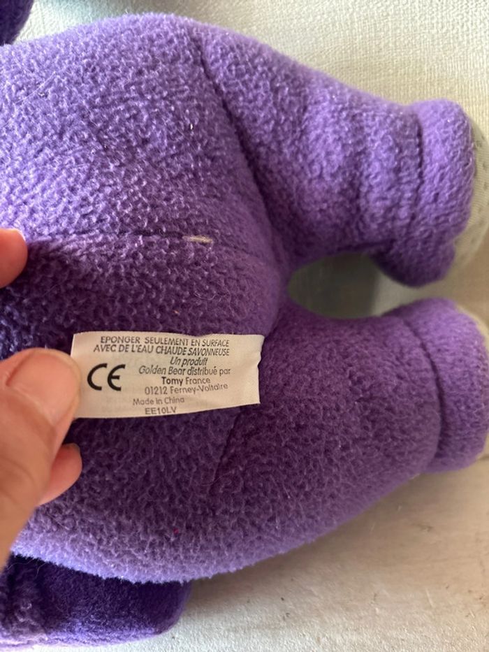 Peluche teletubbies tinky winky de 1996 - photo numéro 6